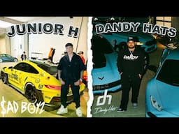 JUNIOR H & DANDY HATS INSANE CAR COLLECTION!! (I drove a Mcclaren)