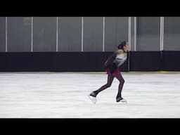 Shanaya Farishta | Juvenile Girls Free Skate | 2025 Midwestern Sectional Singles Final