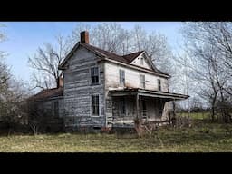 The Packed Forgotten 175 year old Grimm Family Farmhouse Down South w/ Sharecroppers Houses Left