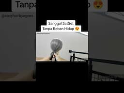 Sanggul Satset Keren 😍#hair #hairstyle #tutorial #hairtutorial #learn #vlog #hairstyle #vlogger