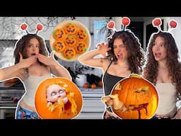 PUMPKIN CARVING and HALLOWEEN BAKING CHALLENGE!