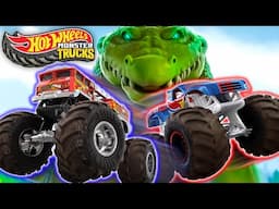 Hot Wheels Monster Trucks Team Up to Face Challenging Courses! 🏁 + More Champions Cup Courses!