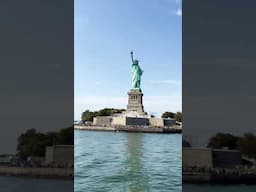 I was expecting it to be taller- #statueofliberty #shorts #shortvideo