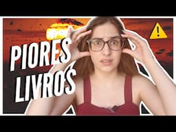 PIORES livros e DECEPÇÕES literárias de 2020 💣 | Chiclete Violeta