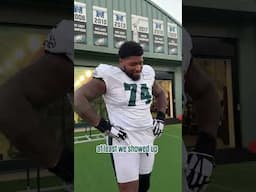 Philadelphia Eagles take reaction time test 🤣 #shorts