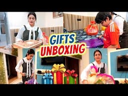 Gifts unboxing