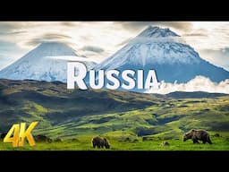 FLYING OVER RUSSIA (4K UHD) - Scenic Relaxation Film With Inspiring Cinematic Music and Nature