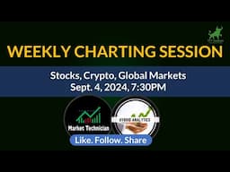 WEEKLY CHARTING SESSION | Stocks, Crypto, Global Markets | July 31, 2024, 7:30PM