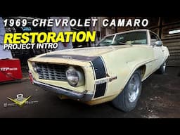 ❓ 1969 Chevrolet Camaro With Surprise Under The Hood - Restoration Preview at V8 Speed and Resto