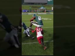 Madden 25 added Saquon Barkley Backwards Hurdle!! #shorts #nfl #eagles