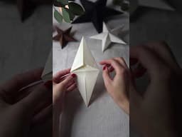 Stern aus Papier selber machen #diy #basteln #weihnachten #christmas