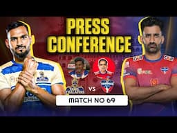 PKL Press Conference M 69: UP Yoddhas vs Tamil Thalaivas | FT. Bharat, Sachin