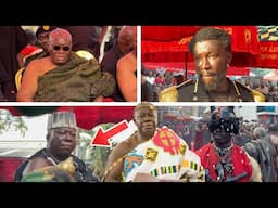 HEAT!🔥 Asantehene Shared Tears At Oheneba Akyempimhene’s Funeral as Akuff Addo and Cheddar..