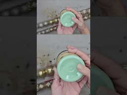 How to make your own jadeite ornaments #thriftedhomedecor #thriftydecorating #diy