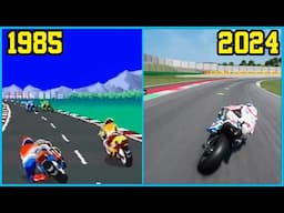 MOTORCYCLE RACING video games evolution [1985 - 2024]