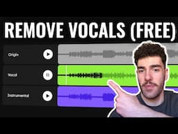 How To Remove Vocals From Songs (100% FREE)