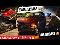 80 की Speed पे Accident 😰 & No Airbags | Sx4 Vs Virtus | Unbelievable ! 👎🏻 Volkswagen