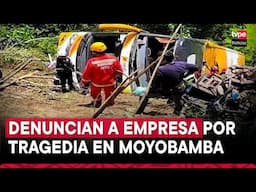 Tragedia en Moyobamba: Sutrán presenta denuncia penal contra Movil Bus por fatal accidente