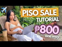 How to Book Piso Sales 2024 • LIVE Booking on Camera! Cheap Flights Philippines • Cebu Pacific Hacks