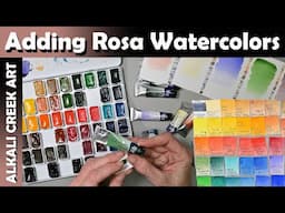 Adding More Rosa Gallery Watercolors to My Beautiful Watercolor Palette