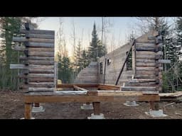 Moving and Rebuilding Our Off Grid Log Cabin | Part 2