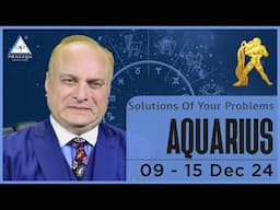 Aquarius Weekly Horoscope Video For 9th December 2024 | Preview