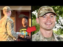 Airman Stops for a Kid Selling Cookies, What Happens Next Will Leave You Speechless