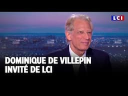 "Reconnaitre un État palestinien" : Dominique de Villepin invité de David Pujadas｜LCI