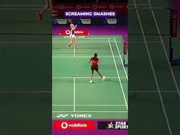 🙀 Carolina's Screaming Smashes ! 🏸 Lung Power and Racket Power!