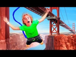 FACING FEARS! Jumping off a 130ft Bridge!