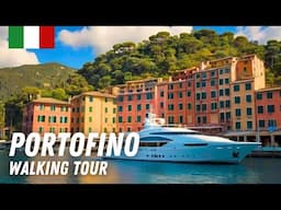 Portofino Walking Tour 2024 🇮🇹 The Most Romantic Coastal Village In Italy ❤️ 🏖️ ☀️ (4K)