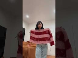 knitting a sweater in one day?? (pattern in full vid on my channel)