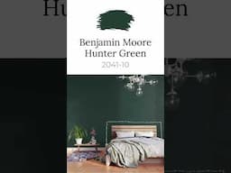 Best Dark Green Paint Colors. #homedecoratingideas #interiordesign #paintcolors #interiorpaint