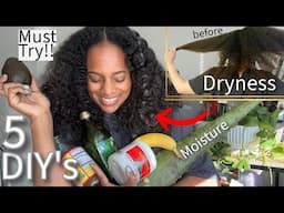 DIY how to moisturize dry natural hair