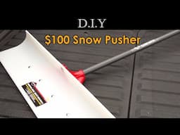 [Snow Removal Part 3] Don't buy snow shovel until you watch this! $100 Garant 36" Snow Pusher review