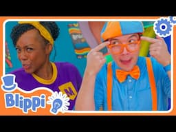 Looking Good Blippi and Meekah 🧡💜 Blippi | Learning Videos For Kids | After School Club