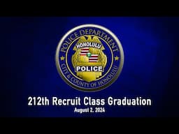 HPD 212th Recruit Class Graduation