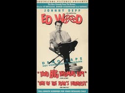 1994 movie ads on Ed Wood VHS