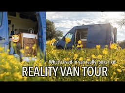 Reality VAN TOUR | What a lived-in van really looks like