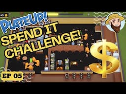 Spend It ALL Challenge! -  Solo Play PlateUp! I Part 5,  #coffee  #plateup #challenge