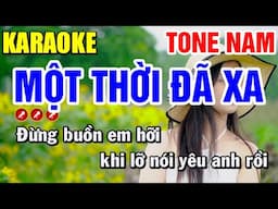 MỘT THỜI ĐÃ XA Karaoke Tone Nam ( PHỐI MỚI ) - Mai Phạm Karaoke