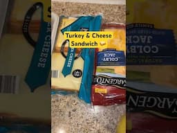 🥪 Turkey & Cheese #sandwich #turkey #sandwichrecipe #quickrecipes #fypyoutube