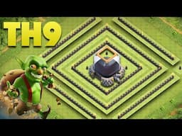 TH9 Dark Elixir Farming Base Anti Lavaloon | Town Hall 9 Saving Protecting DE | Clash Of Clans