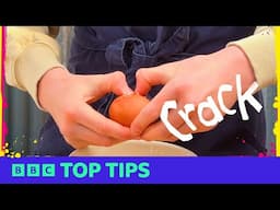 How to Properly Crack and Separate an Egg | Cooking Buddies with Buddy Oliver | CBBC