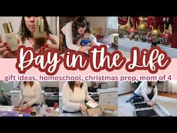 CHRISTMAS GIFT IDEAS, MALL RUN, HOMESCHOOL, CHRISTMAS PREP // DAY IN THE LIFE MOM OF 4