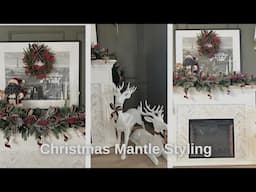 Christmas 2024|Elegant Christmas Fireplace Decorating Ideas| Decorate with Me