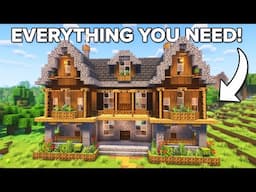 Minecraft: The ULTIMATE Survival Mansion | Tutorial🏠