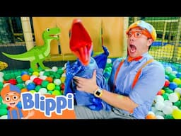 Fun Dino Adventure for Kids 🦕🍼 | Blippi | Moonbug Kids📖 Learning Corner