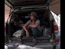 Solo female car camping in my 19 year old 4runner/Finding new places to camp