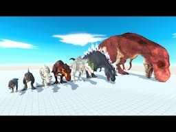 Evolution of Dinosaurs - Tyrannosaurus Rex Evolution VS All Animals